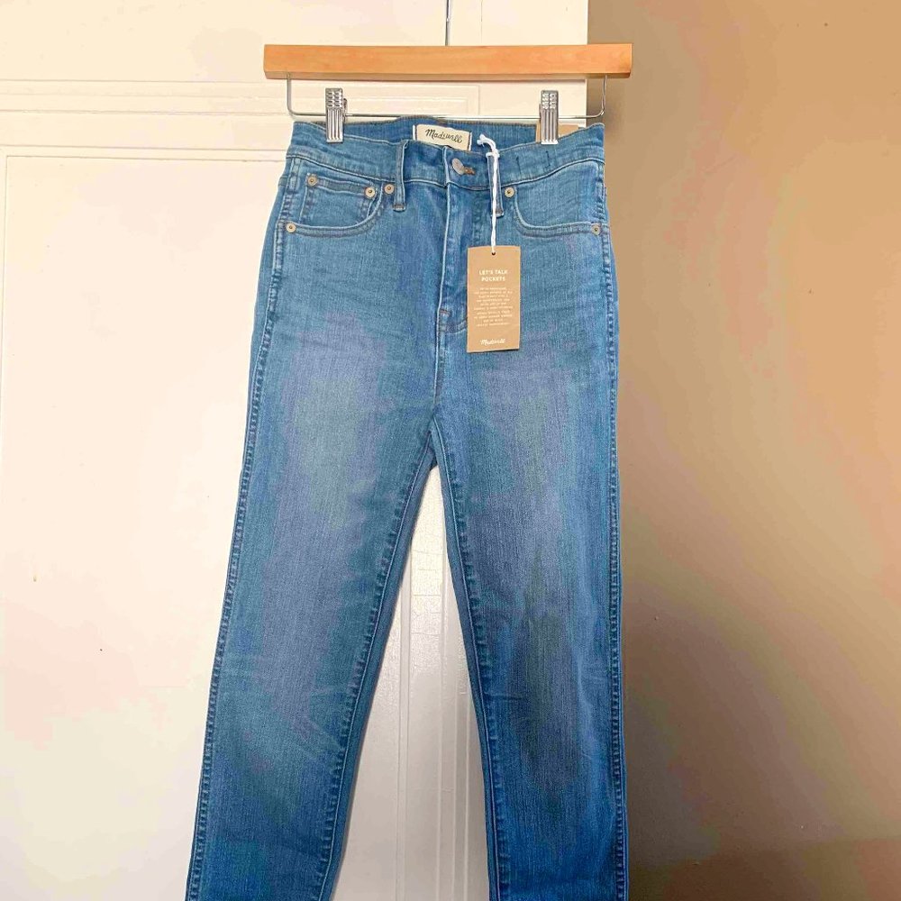 Madewell 10" High Rise Skinny Jeans Sz25 NWT